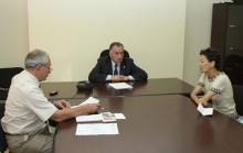 Քաղաքացիների ընդունելությանը մասնակցել է Երևանի քաղաքապետի առաջին տեղակալ Կամո Արեյանը