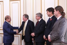 ԱԺ նախագահ Հովիկ Աբրահամյանն ընդունեց Եվրոպական խորհրդարանի Եվրոպայի պահպանողականներ եւ ռեֆորմիստներ խմբի անդամներին