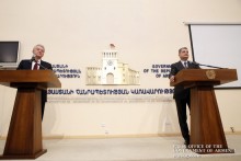 ՀՀ վարչապետ Տիգրան Սարգսյանի և Եվրասիական տնտեսական հանձնաժողովի կոլեգիայի նախագահ Վիկտոր Խրիստենկոյի համատեղ մամուլի ասուլիսի սղագրությունը