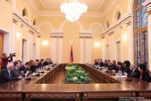 ՀՀ ԱԺ նախագահ Հովիկ Աբրահամյանն ընդունեց ՌԴ Պետական դումայի պատվիրակությանը