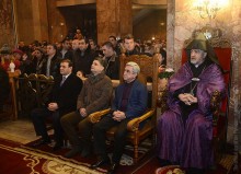 PRESIDENT SERZH SARGSYAN ATTENDED THE CHRISTMAS CANDLE LIGHTING LITURGY