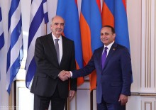 ՀՀ ԱԺ նախագահ Հովիկ Աբրահամյանն ընդունեց Հունաստանի խորհրդարանի նախագահին