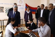 Նախագահ Սերժ Սարգսյանն աշխատանքային այցով մեկնել է Արագածոտնի մարզ