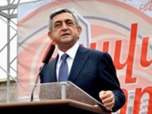 Սերժ Սարգսյանը օձունցիներին կոչ արեց գիտակցված մասնակցել ընտրություններին