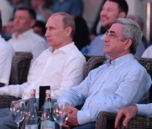 PRESIDENT SERZH SARGSYAN ATTENDED PLATFORMA S-70 COMBAT SAMBO TOURNAMENT