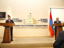 Հայաստանի և Վրաստանի վարչապետներն ամփոփել են երկկողմ բարձր մակարդակի բանակցությունների արդյունքները