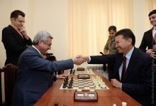 SERZH SARGSYAN TAKES PART IN OPENING OF CONFERENCE “CHESS IN SCHOOLS”
