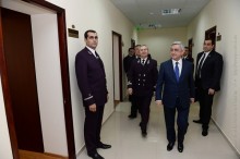 PRESIDENT TAKES PART IN OPENING OF NEW SPECIAL INVESTIGATION SERVICE BUILDING