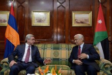 PRESIDENT MEETS JORDANIAN PRIME MINISTER ABDALLAH ENSOUR