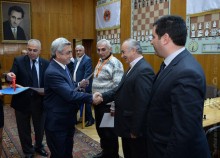 SERZH SARGSYAN PARTICIPATES IN CLOSING CEREMONY OF FAST CHESS TOURNAMENT BASED ON 12TH RPA TRADITIONAL GAME SCHEDULE