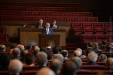 PRESIDENT TAKES PART IN 7TH CONVENTION OF UNION OF MANUFACTURERS AND BUSINESSMEN (EMPLOYERS) OF ARMENIA